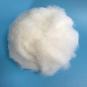 Scoured white wool for felting