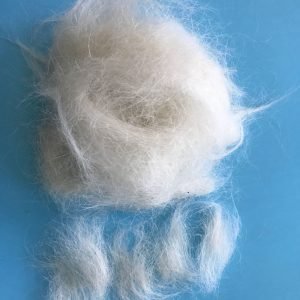 Carded goat wool/cashmere