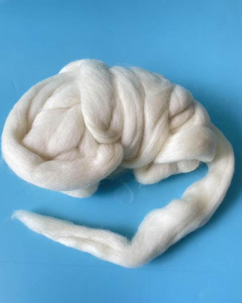 Good white Wool tops for spinning